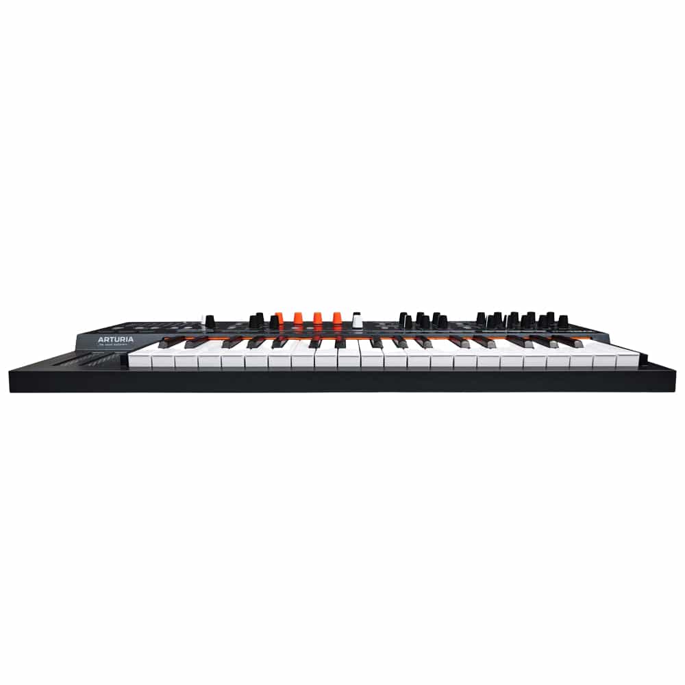arturia synthesizers black arturia minifreak polyphonic hybrid 37 key keyboard synthesizer