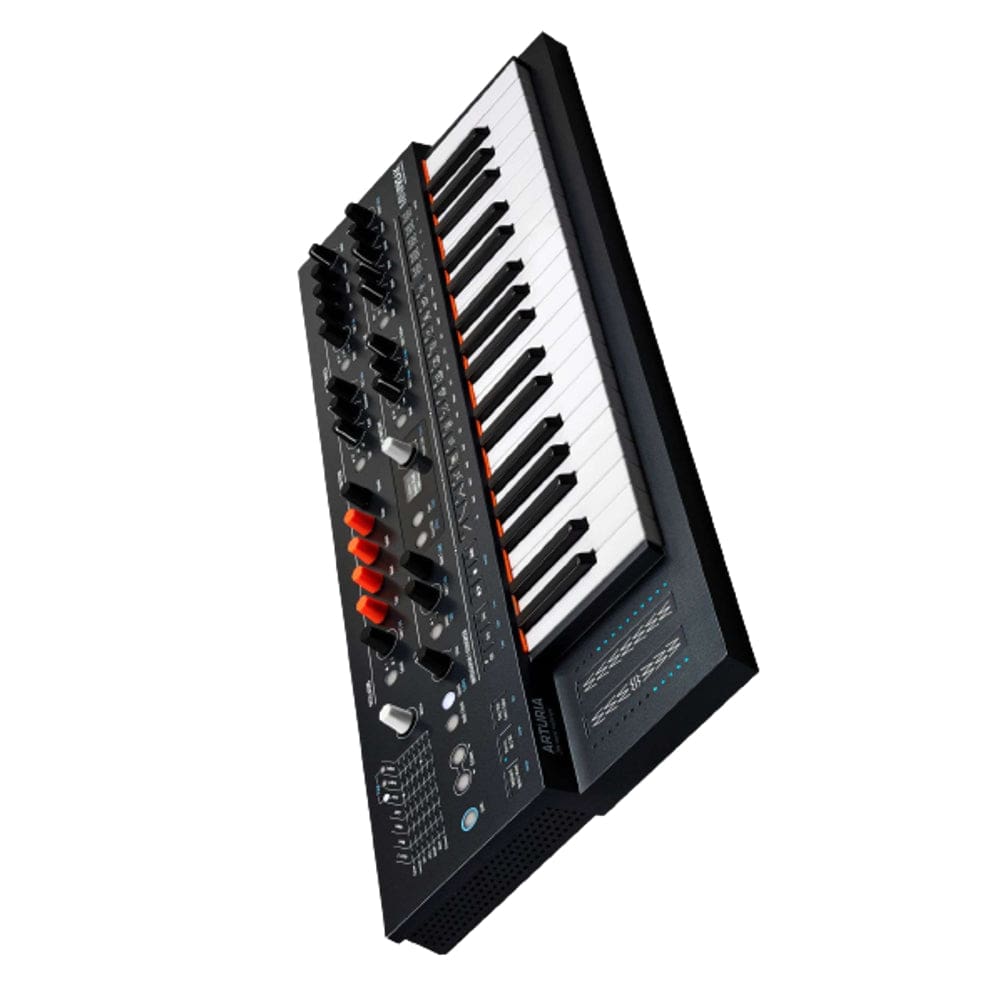 arturia synthesizers black arturia minifreak polyphonic hybrid 37 key keyboard synthesizer