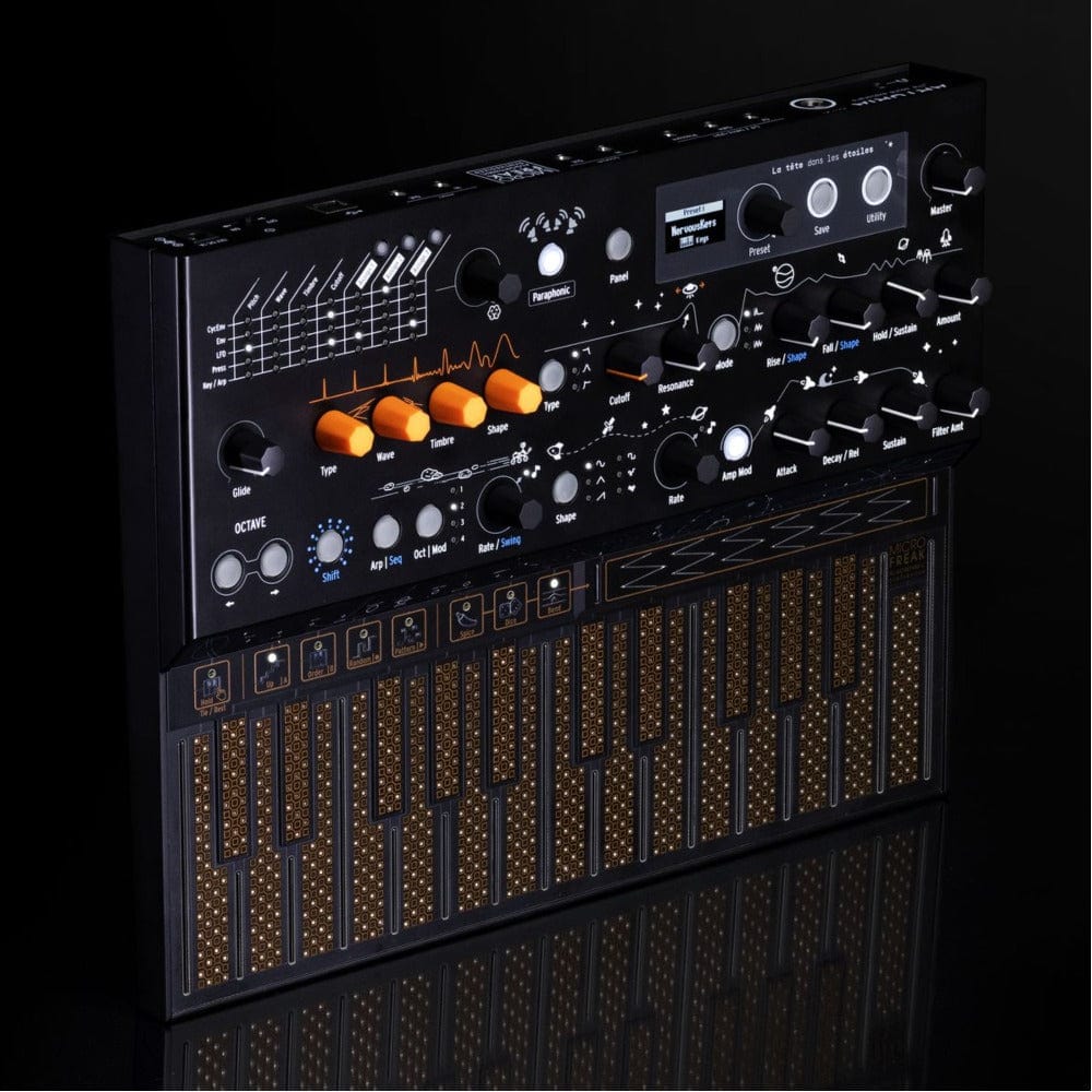 arturia synthesizers limited edition arturia microfreak stellar limited edition experimental hybrid synthesizer