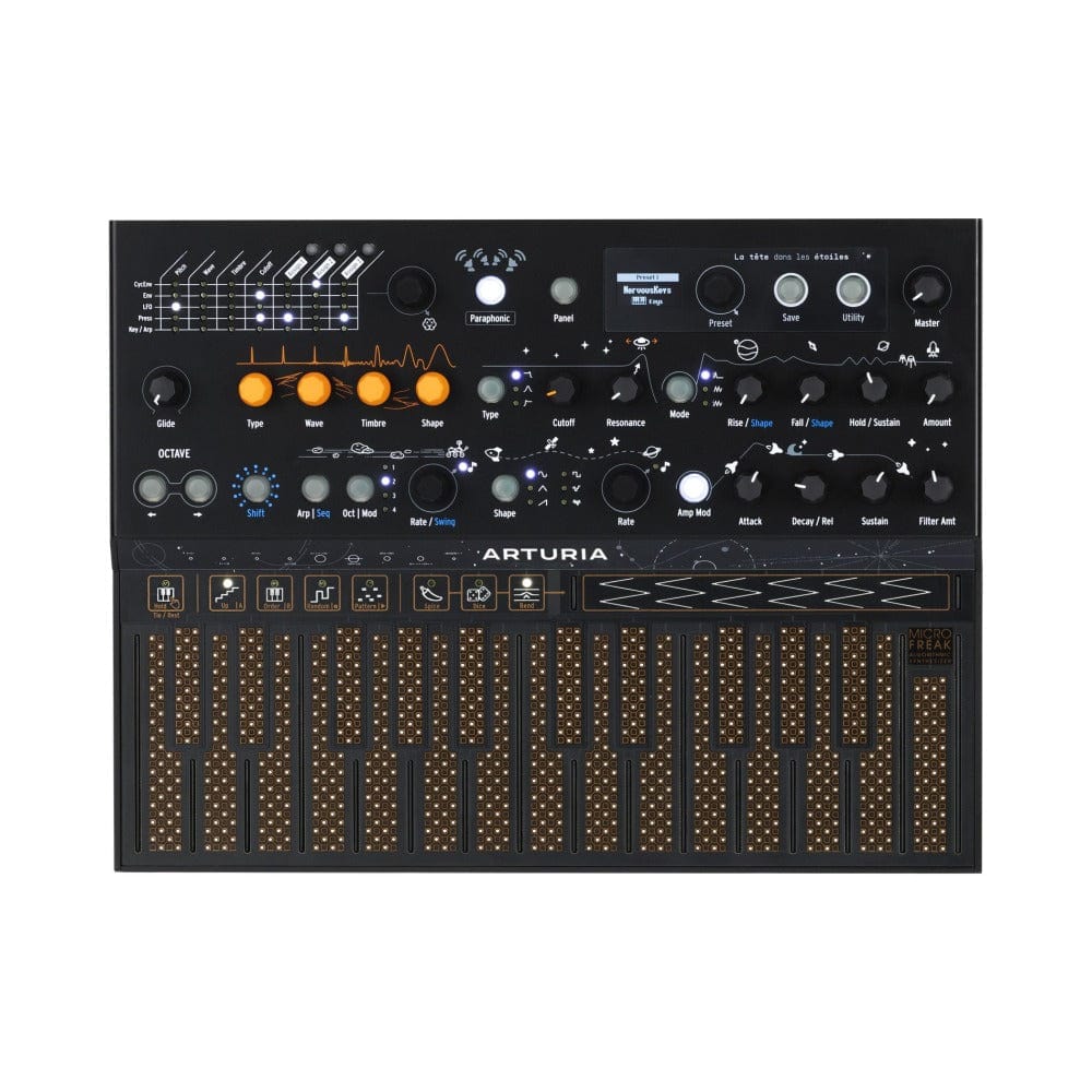 arturia synthesizers limited edition arturia microfreak stellar limited edition experimental hybrid synthesizer