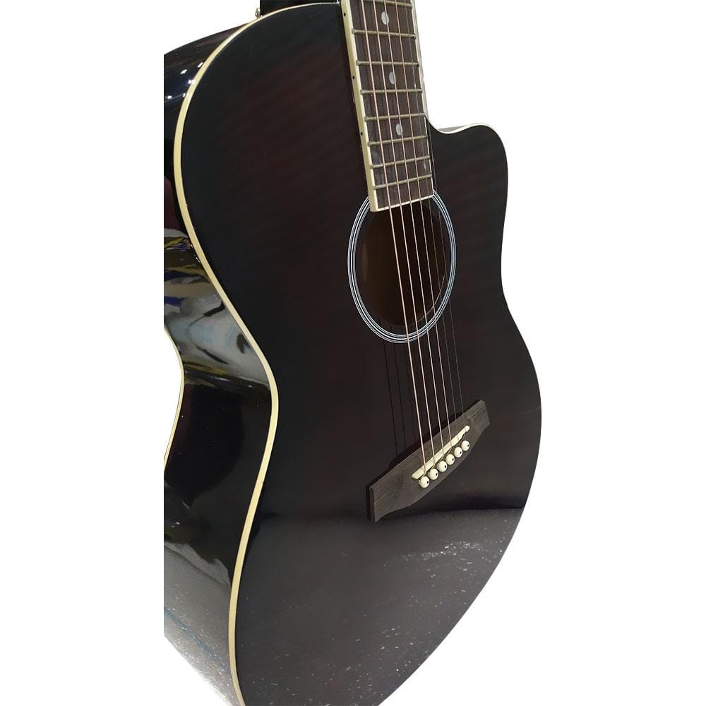 ashton acoustic guitars ashton d10c 39-inch cutaway acoustic guitar