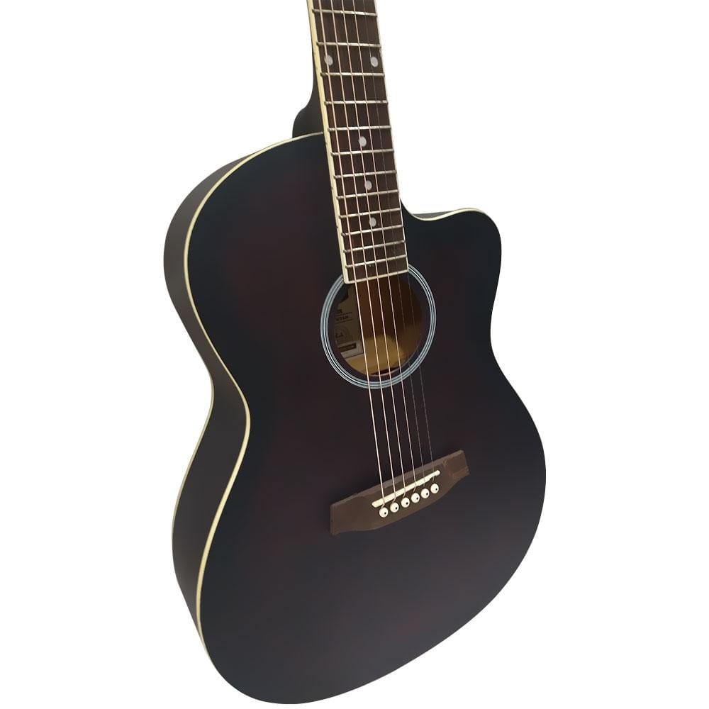 ashton acoustic guitars ashton d10c 39-inch cutaway acoustic guitar