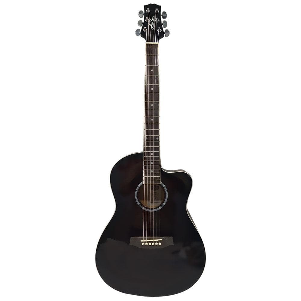 ashton acoustic guitars ashton d10c 39-inch cutaway acoustic guitar - open box