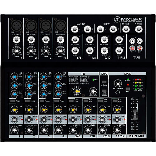 ashton analog mixers ashton mxl12fx 12 channel mixer