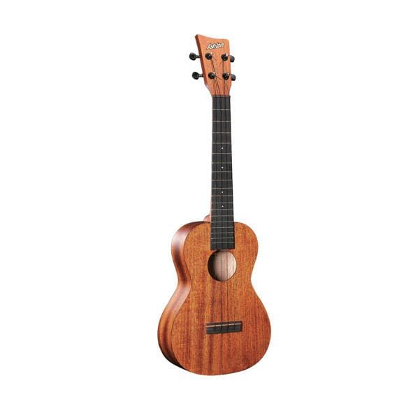 ashton concert ukuleles single ashton uke240mh concert ukulele with aquila strings
