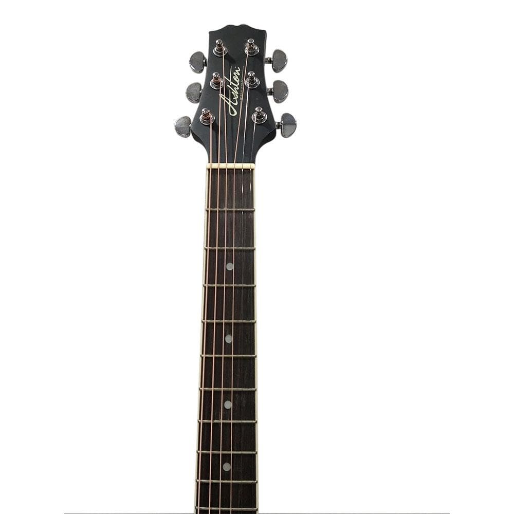 Ashton Electro Acoustic Guitar Bundles Ashton D10CEQ 39-inch Cutaway Electro Acoustic Guitar With Gigbag, Picks, Strap, Cloth & Ebook