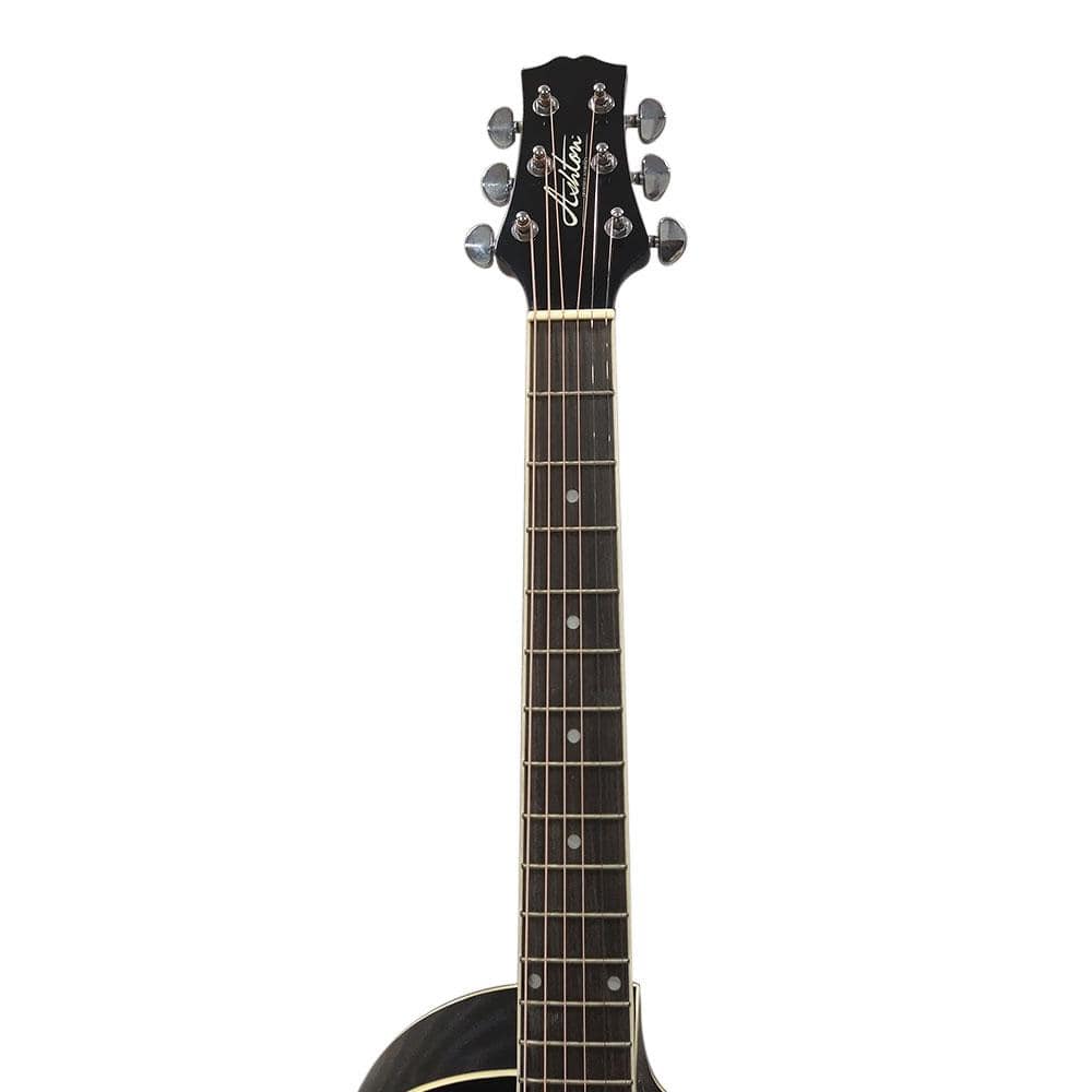 ashton electro acoustic guitars ashton d10ceq 39-inch cutaway electro acoustic guitar with eq #color_black-gloss