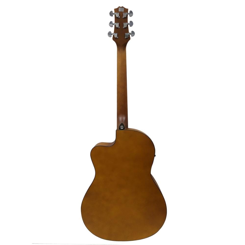 ashton electro acoustic guitars ashton d10ceq 39-inch cutaway electro acoustic guitar with eq #color_natural-matte