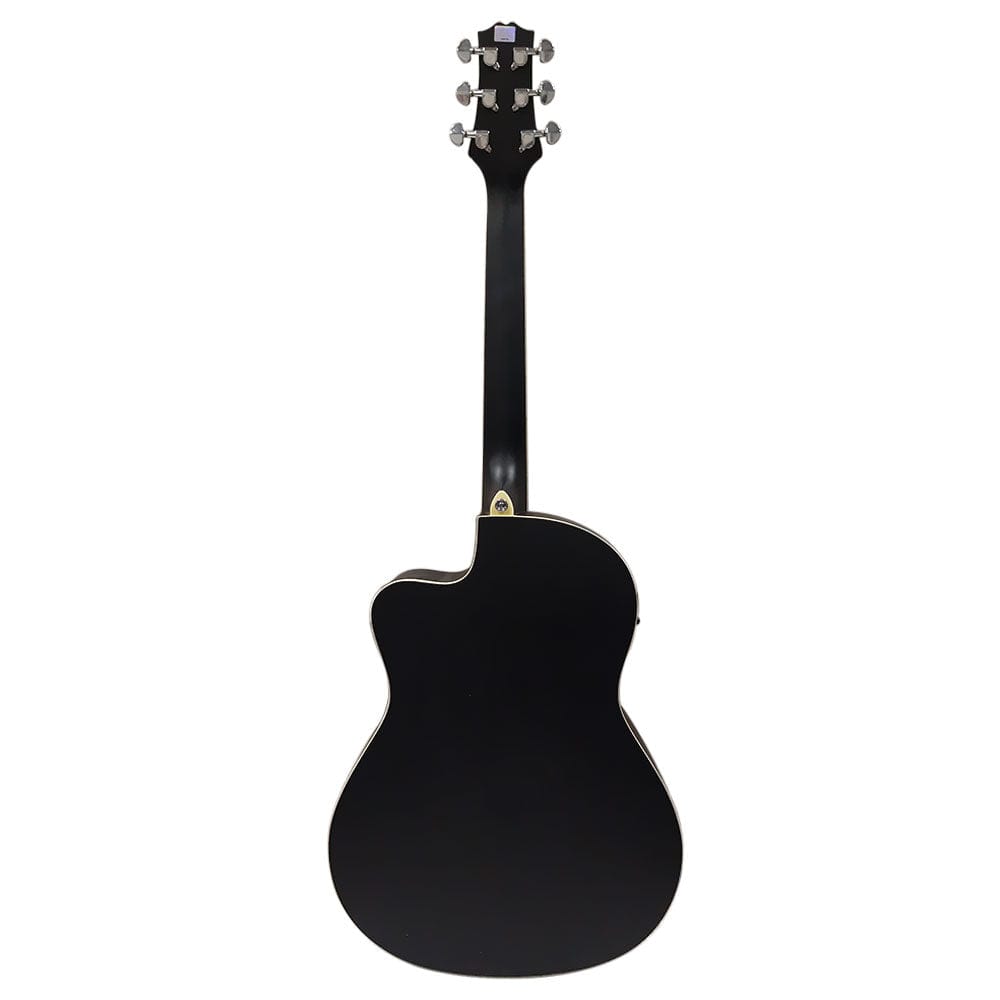 ashton electro acoustic guitars ashton d10ceq 39-inch cutaway electro acoustic guitar with eq - open box