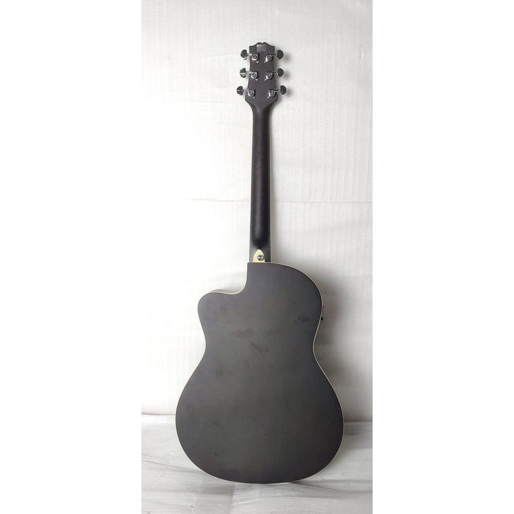 ashton electro acoustic guitars ashton d10ceq 39-inch cutaway electro acoustic guitar with eq - open box b stock
