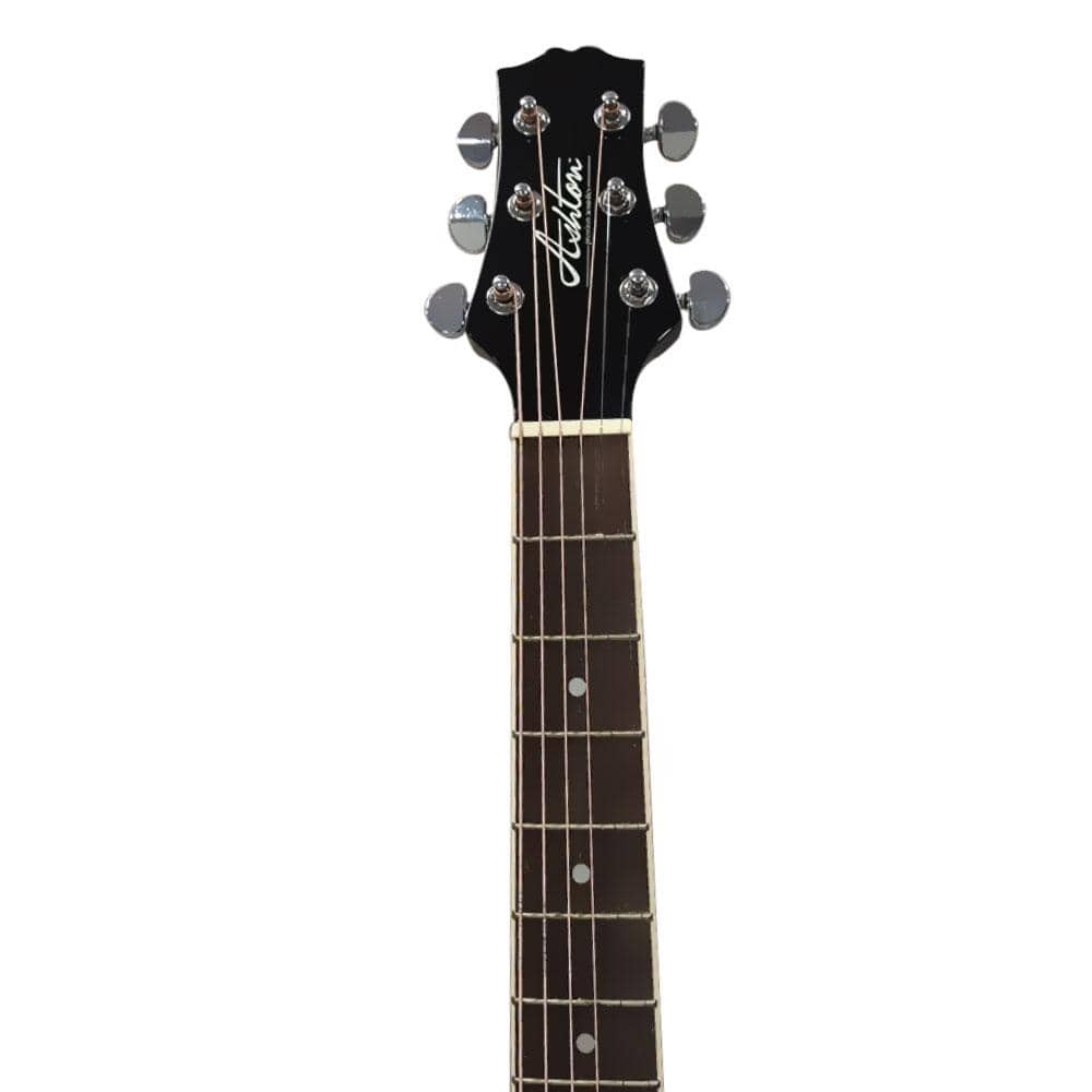 ashton electro acoustic guitars ashton d20ceq dreadnought 41-inch cutaway electro-acoustic guitar