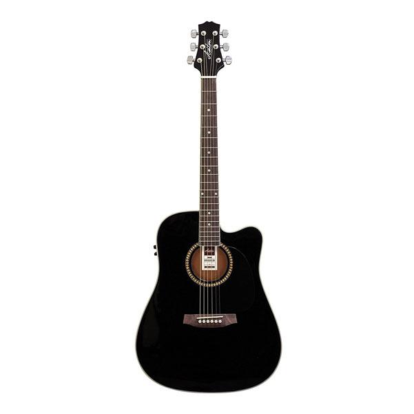 ashton electro acoustic guitars ashton spd25ceq electro acoustic guitar - black