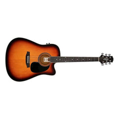 Ashton Electro Acoustic Guitars Tobacco Sunburst Ashton SPD25CEQ Acoustic Guitar