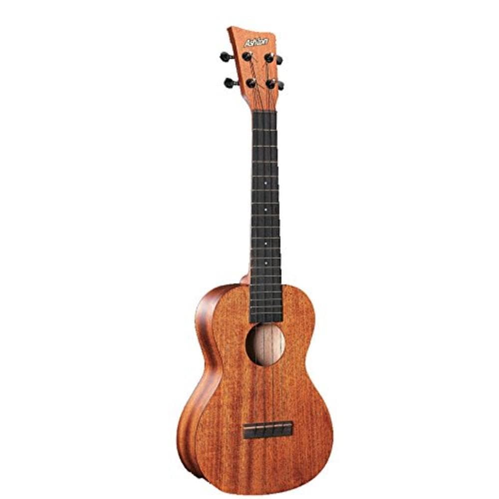 ashton soprano ukuleles ashton uke-200 mahogany soprano ukulele with aquila strings #type_bundle