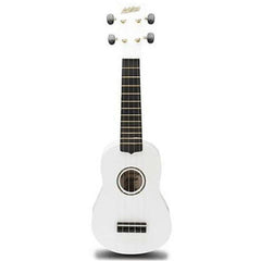 Ashton Soprano Ukuleles White Ashton UKE100 Soprano Ukulele