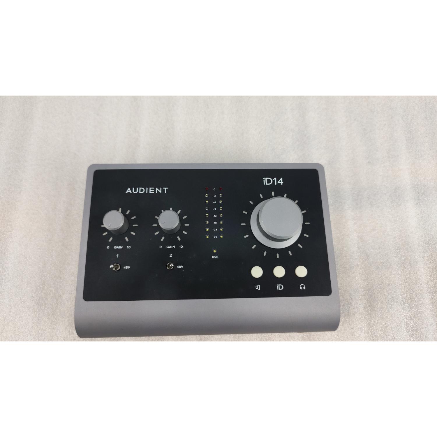 Audient Audio Interfaces Audient ID14 MKII 10 In- 6 Out High Performance Audio Interface with Software Bundle - Open Box