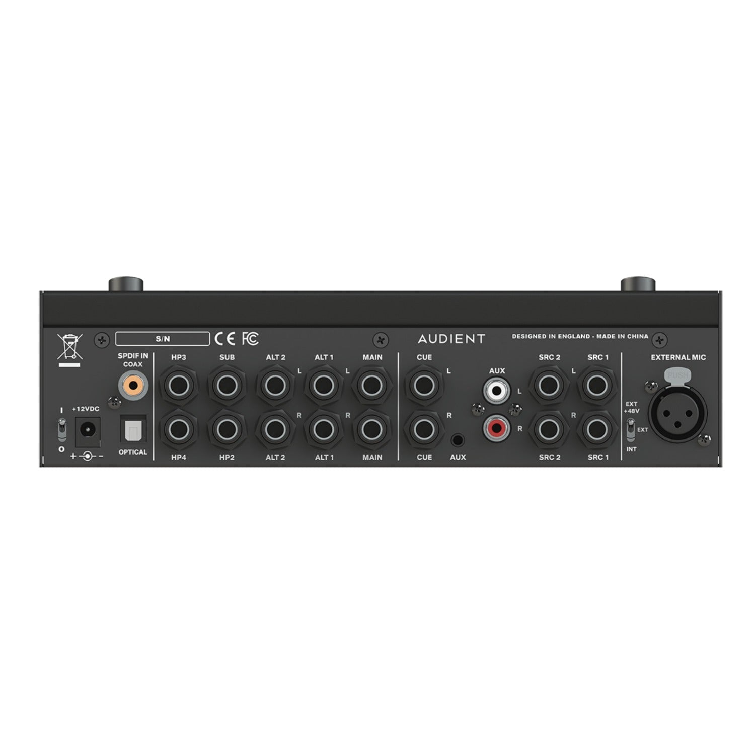 Audient Studio Monitor Controllers Audient Nero 4XStereo Desktop Monitor Controller