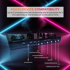 Audio Array Audio Interfaces Audio Array AI-03 Audio Interface Streaming Console with Bluetooth