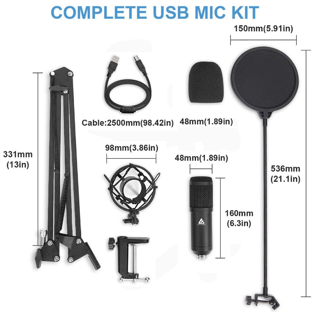 audio array condenser microphones audio array am-c1 usb condenser microphone kit