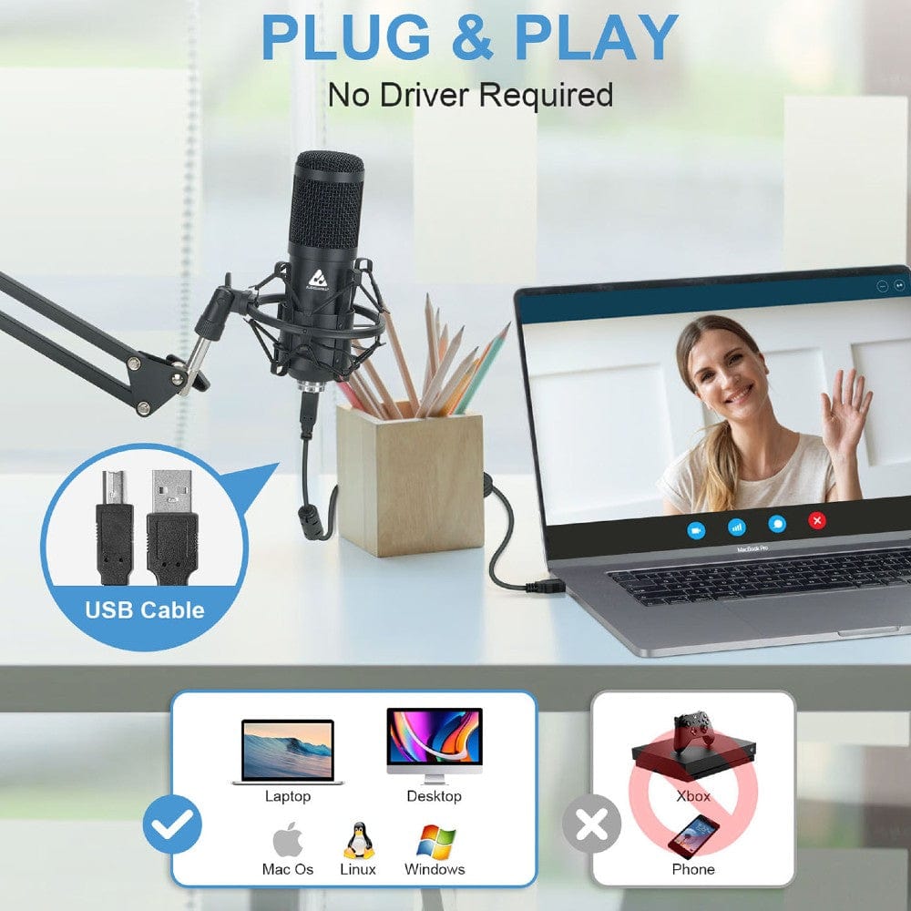 audio array condenser microphones audio array am-c1 usb condenser microphone kit