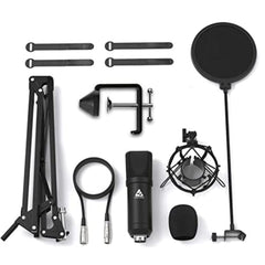 Audio Array Condenser Microphones Audio Array AM-C2 XLR Condenser Microphone Kit with Pro Boom Arm