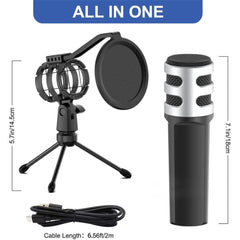 Audio Array Condenser Microphones Audio Array AM-C4 USB Plug & Play Condenser Microphone Kit