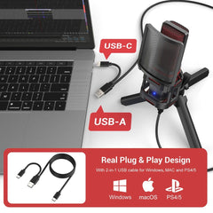 Audio Array Condenser Microphones Audio Array AM-C6 USB Condenser Microphone Kit