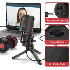 Audio Array Condenser Microphones Audio Array AM-C6 USB Condenser Microphone Kit