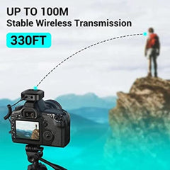 Audio Array Condenser Microphones Audio Array AM-W10 Dual Channel 2.4 Ghz Wireless Pocket Sized Microphone System