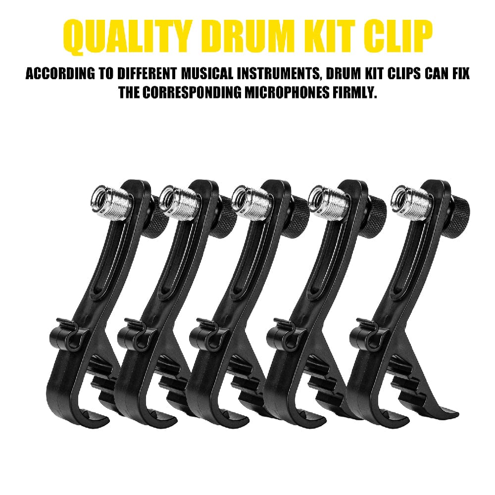 audio array drumkit microphones black audio array am-k2 7 wired drum kit microphone