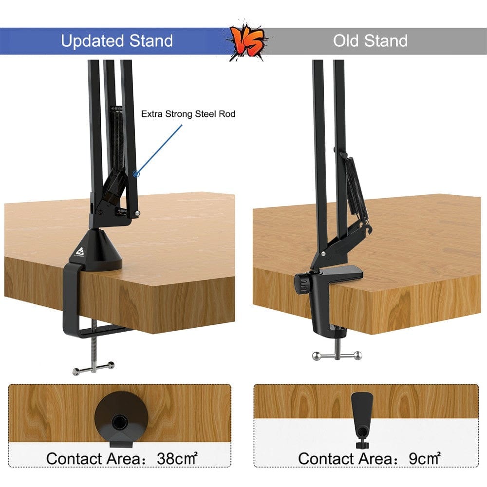 audio array microphone accessories audio array aa-01 microphone arm stand