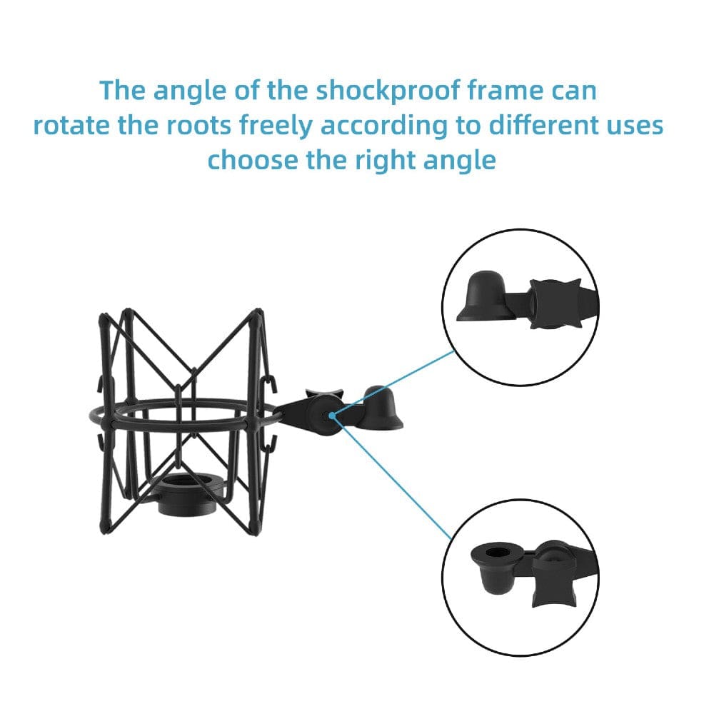 audio array microphone accessories audio array aa-04 metal microphone spider shock mount
