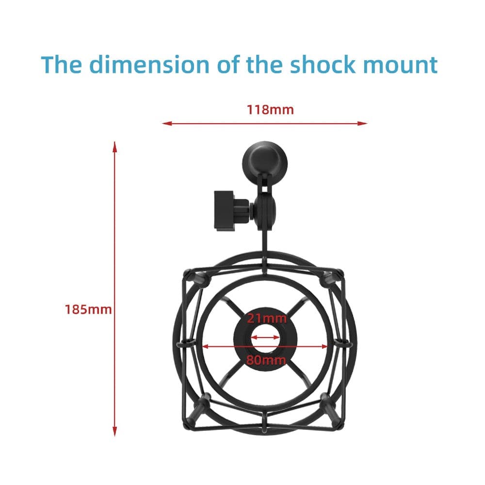 audio array microphone accessories audio array aa-04 metal microphone spider shock mount
