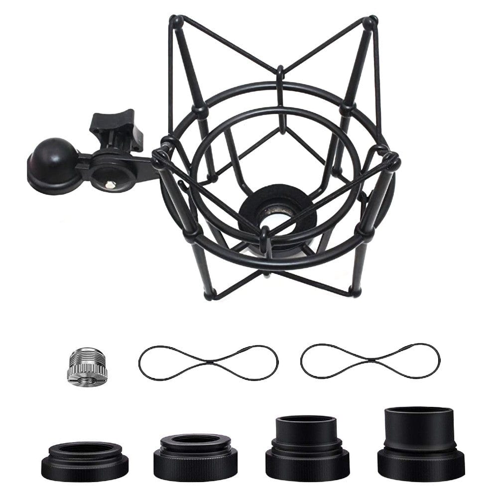 audio array microphone accessories audio array aa-04 metal microphone spider shock mount