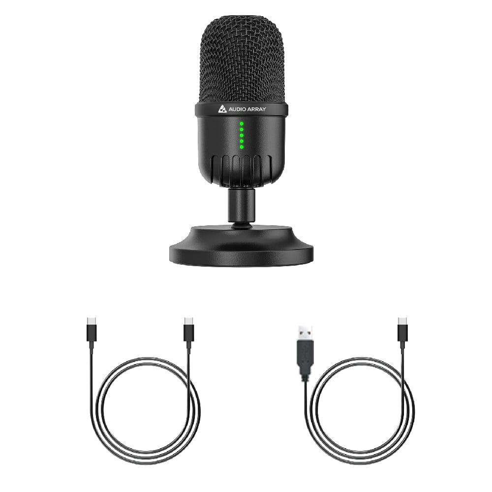 audio array usb microphones black audio array am-c21 usb condenser microphone