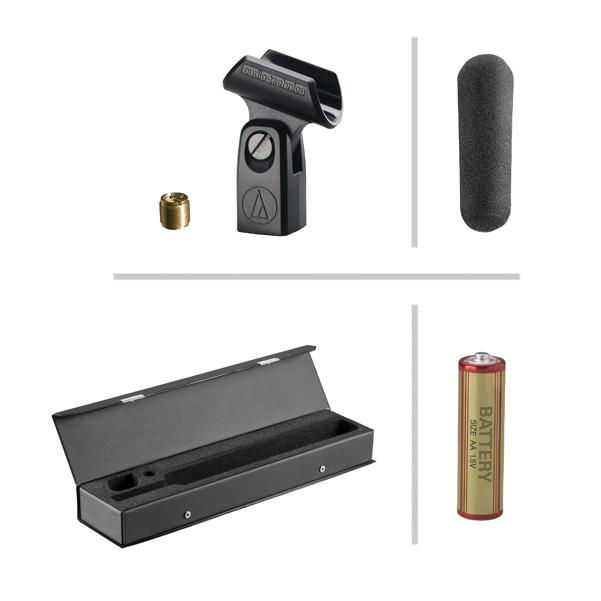 audio-technica condenser microphones audio-technica at897 line and gradient condenser microphone