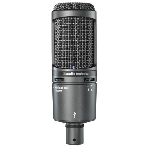 audio-technica condenser microphones audio-technica home creation bundle with at2020 usb plus cardioid condenser usb microphone & ath-m20x headphone