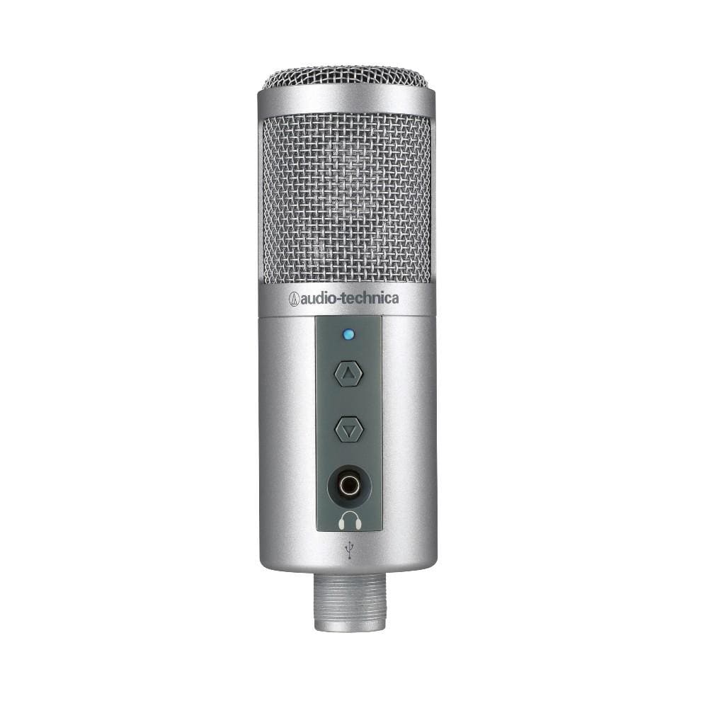 audio-technica condenser microphones audio-technica home creation bundle with atr2500-usb condenser microphone & ath e40 monitor headphone