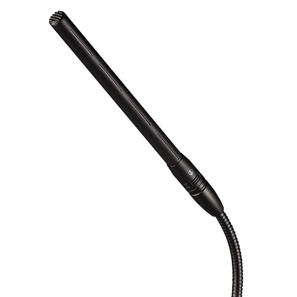 audio-technica condenser microphones audio-technica u857qu uniline condenser quick-mount gooseneck microphone