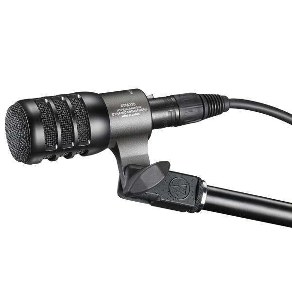 audio-technica drumkit microphones audio-technica atm230 hypercardioid dynamic instrument drumkit microphone