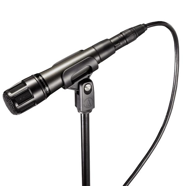 audio-technica dynamic microphones audio-technica atm650 hypercardioid dynamic instrument microphone