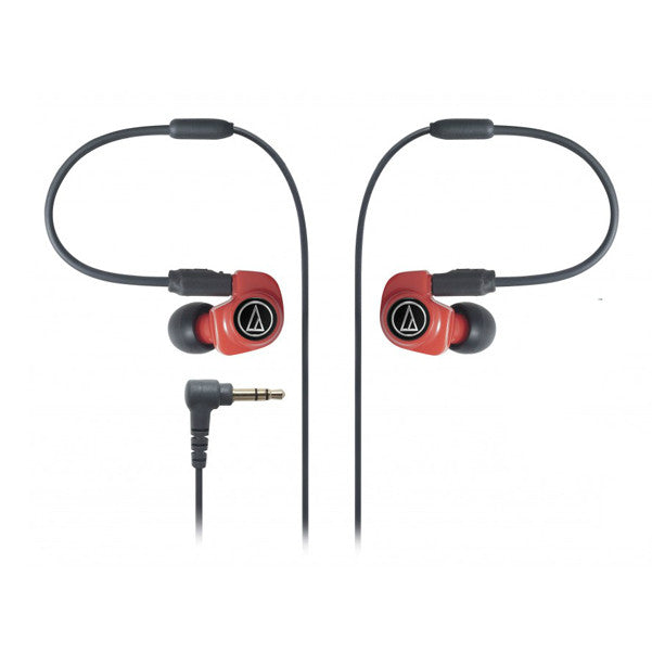 audio-technica headphones audio-technica ath-im70 in-ear monitor headphones with dual symphonic drivers - black