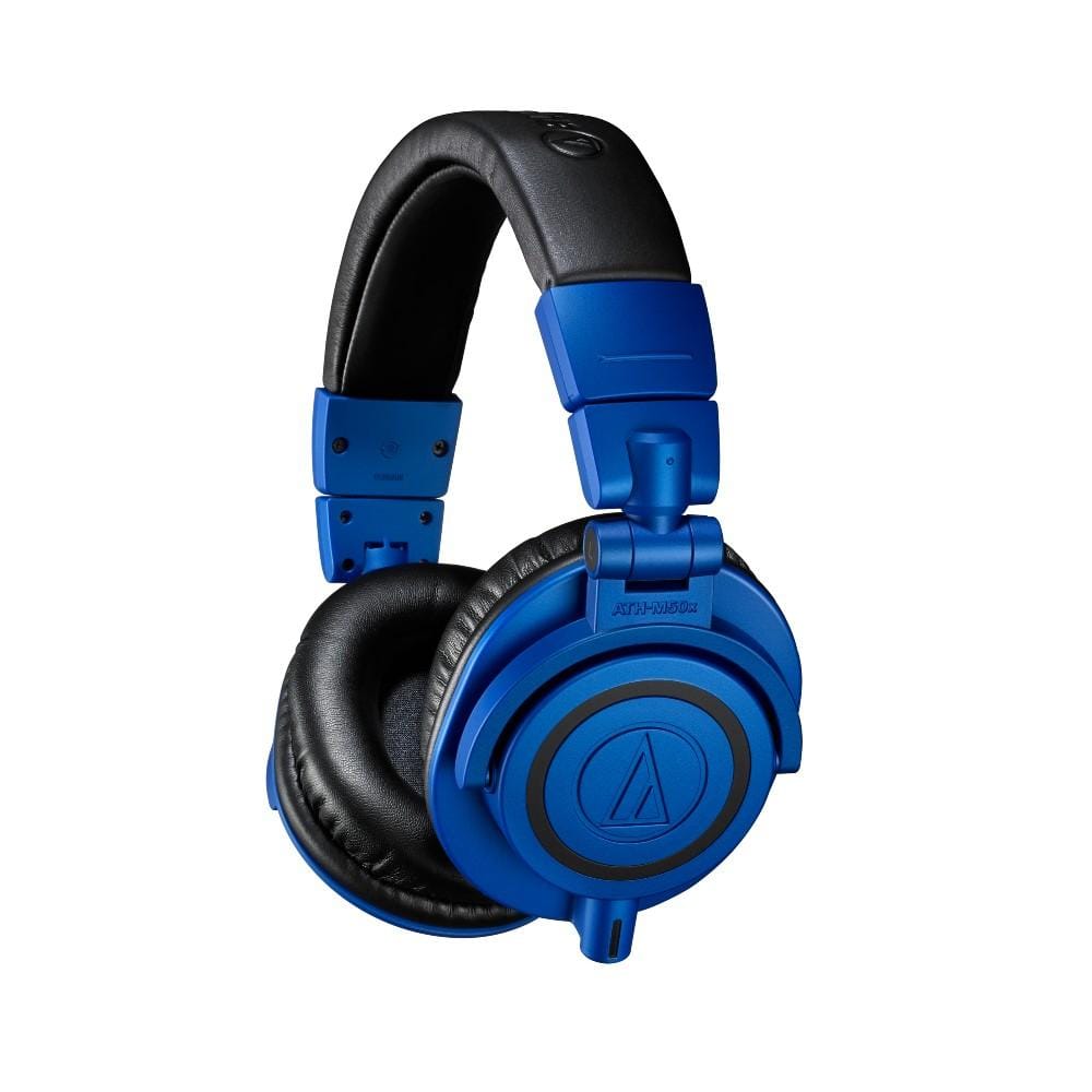 audio-technica headphones audio-technica ath-m50x bb limited edition professional monitor headphone