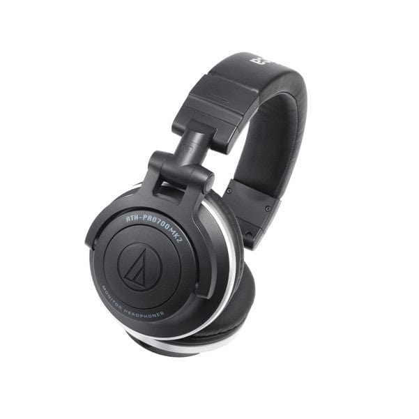 audio-technica headphones audio-technica ath-pro700mk2 professional dj monitor headphones - black