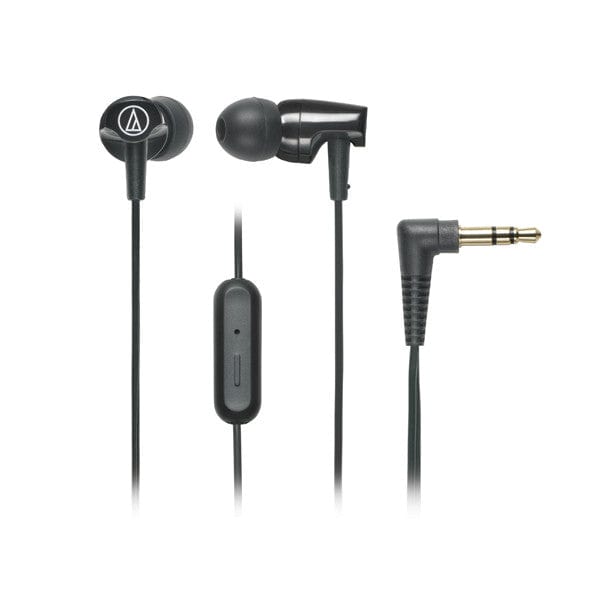 audio-technica headphones black audio-technica ath-clr100is sonicfuel in-ear headphones with in-line mic & control