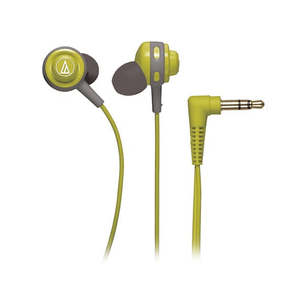 audio-technica headphones lime green audio-technica ath-cor150 core bass in-ear headphones #color_lime-green
