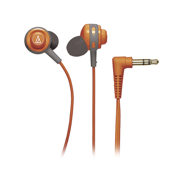 audio-technica headphones orange audio-technica ath-cor150 core bass in-ear headphones #color_orange