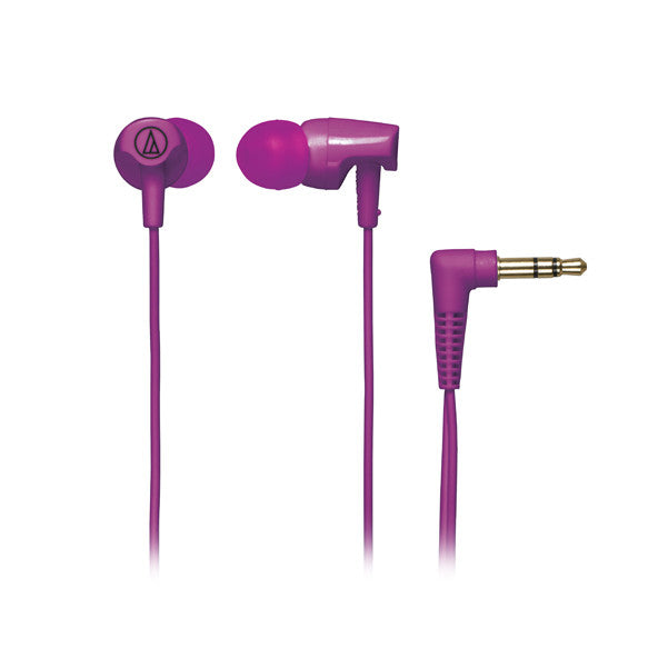 audio-technica headphones purple audio-technica ath-clr100 clear in-ear headphones #color_purple