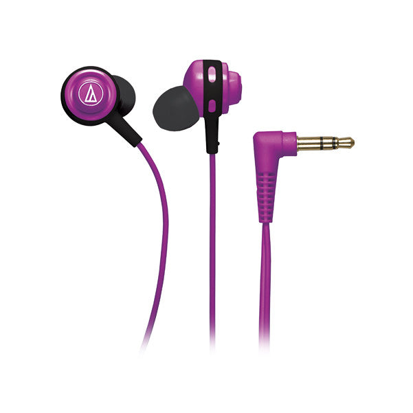 audio-technica headphones purple audio-technica ath-cor150 core bass in-ear headphones #color_purple