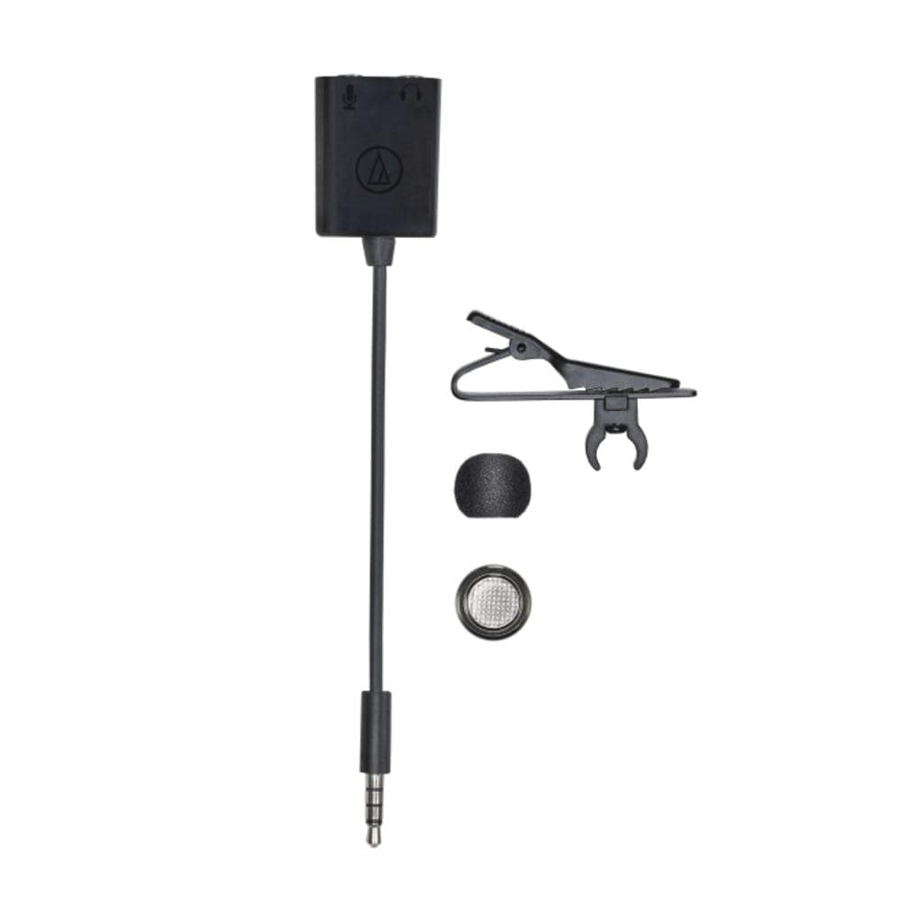 audio-technica lavalier microphones audio-technica atr 3350xis omnidirectional condenser lavalier microphone